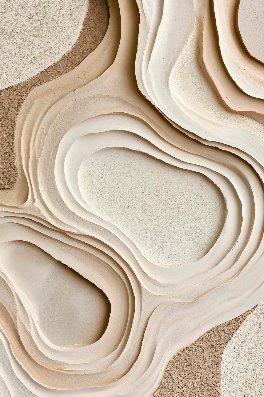 Abstracte texturen met een gelaagd effect — volledig ontwerp