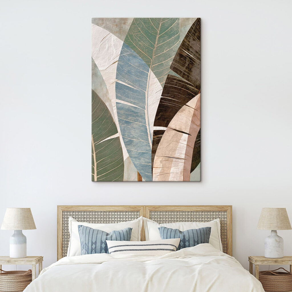 Lichte nerven langs donkergroen — interieur 2