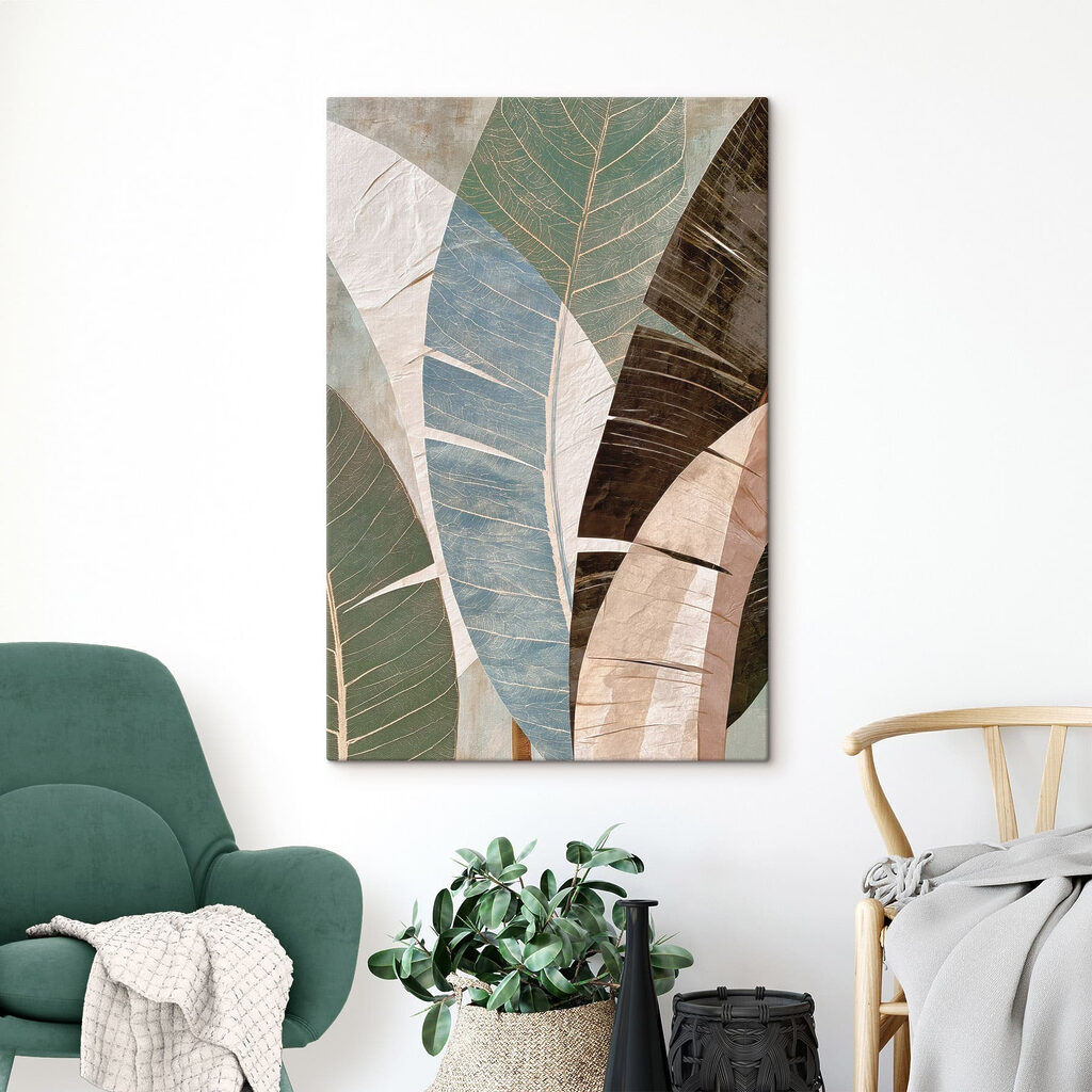 Lichte nerven langs donkergroen — interieur 3