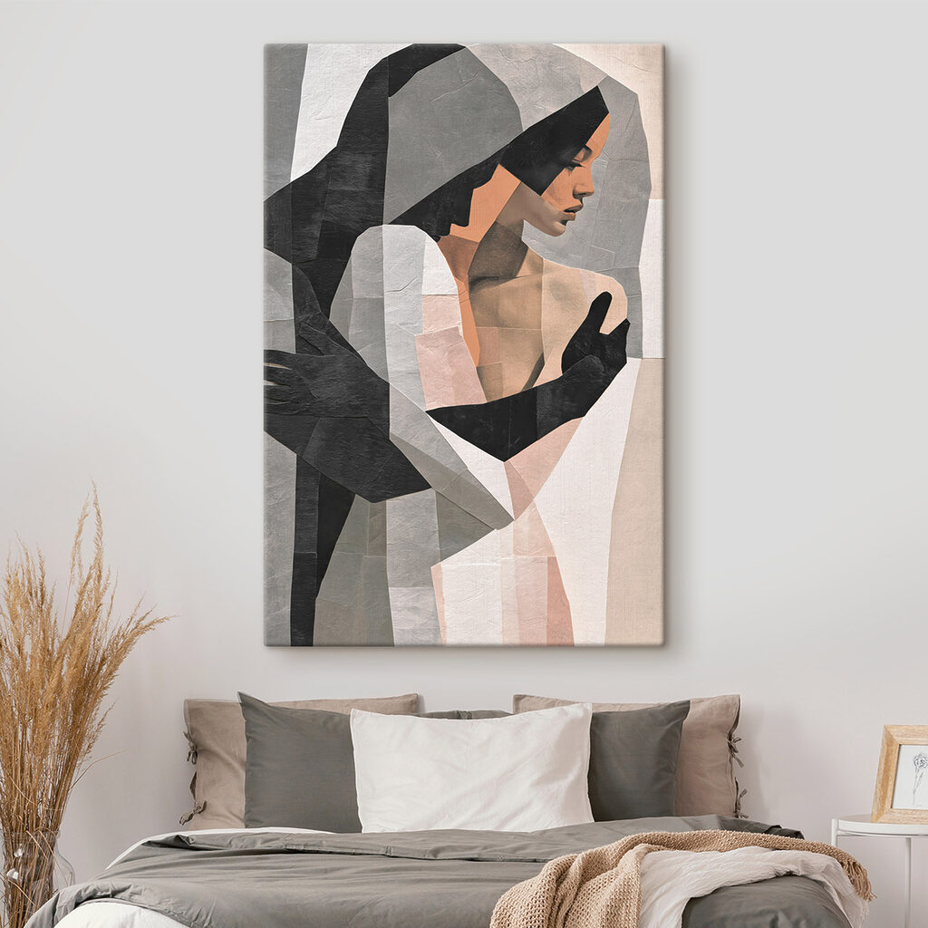Omhelzing in grijze kleurvlakken — interieur 2