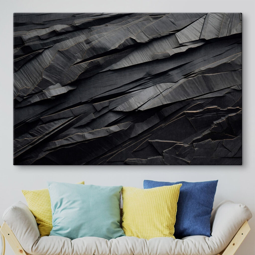 Donkere lagen in reliëf — interieur 2