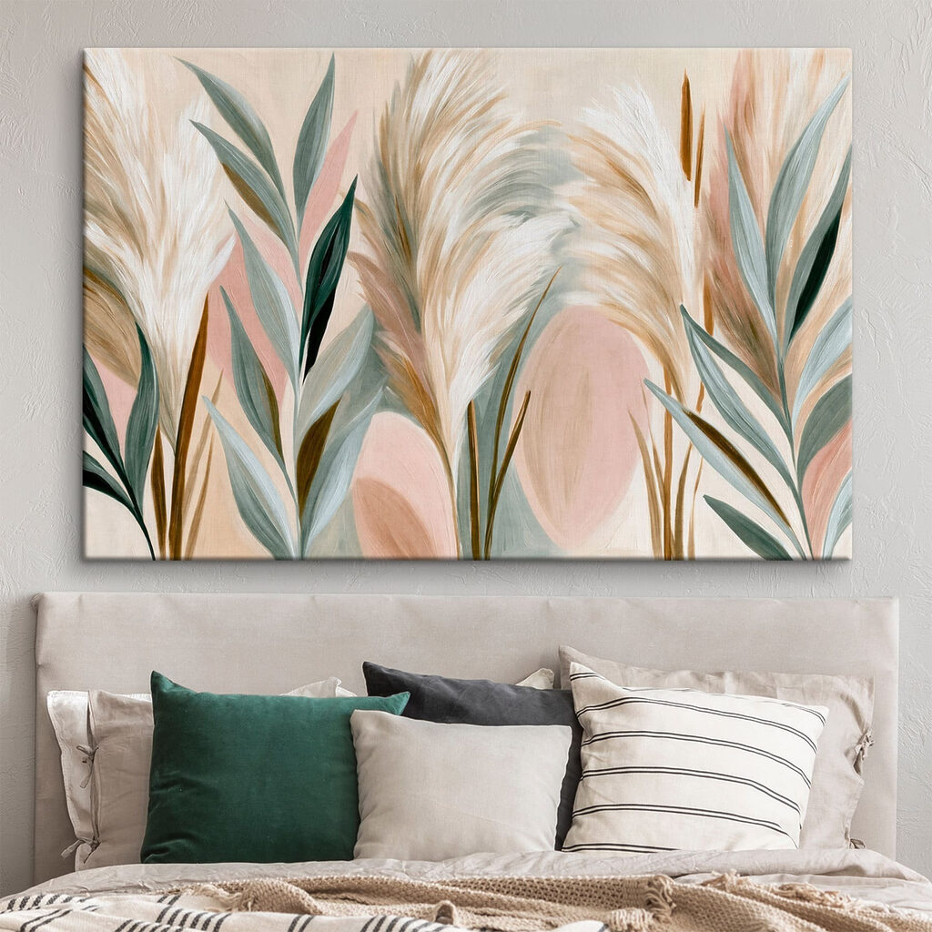 Pluimen tussen lange bladeren — interieur 1
