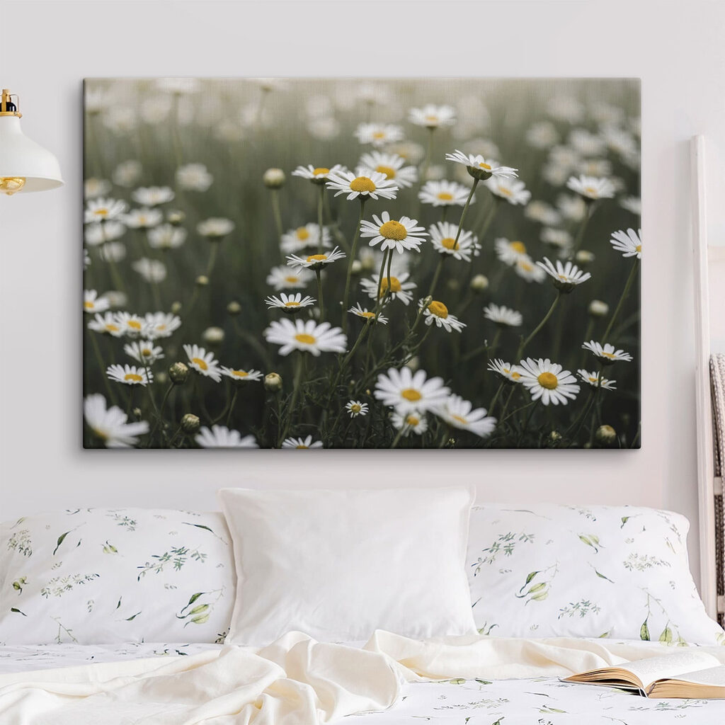 Bloemen in het gras — interieur 1