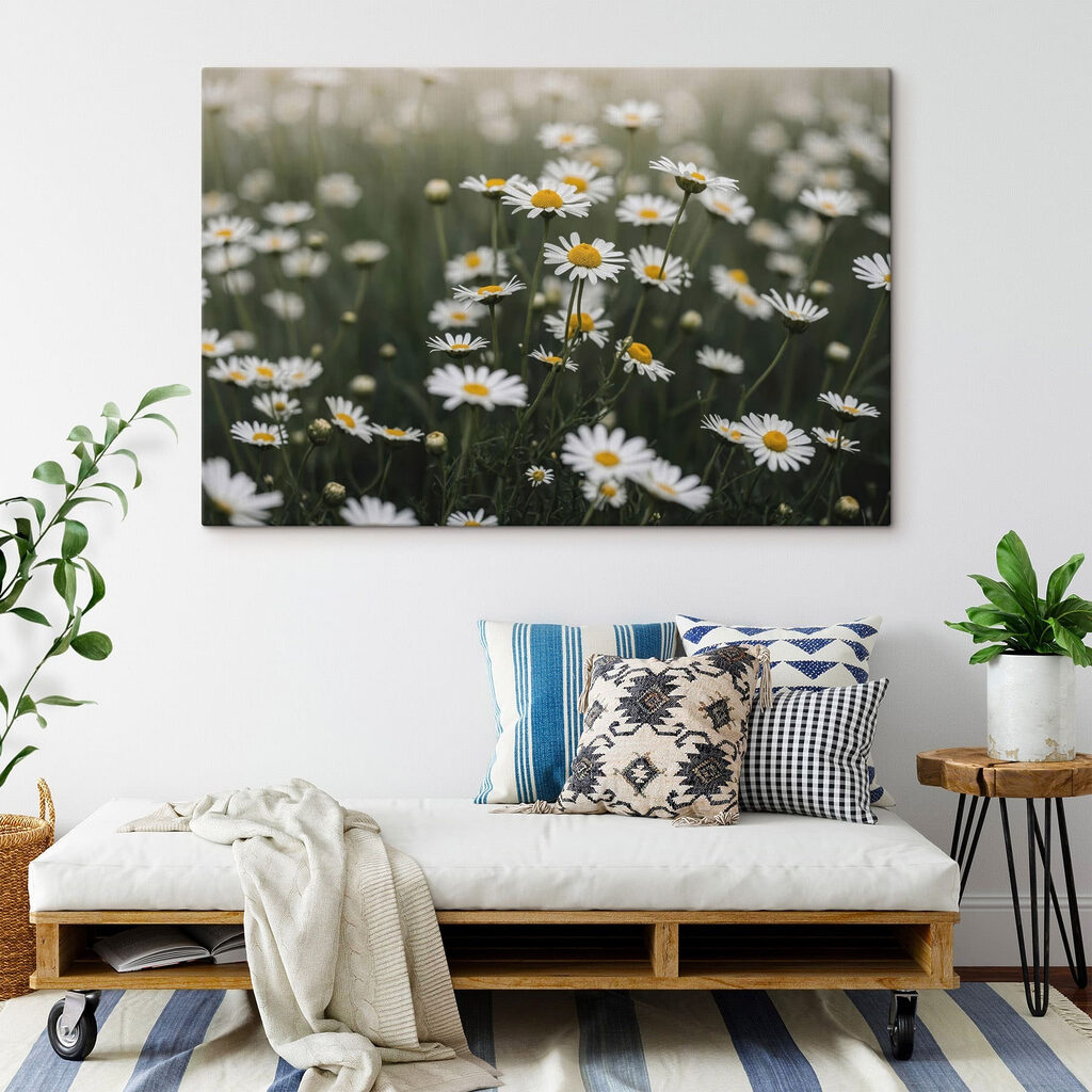 Bloemen in het gras — interieur 3