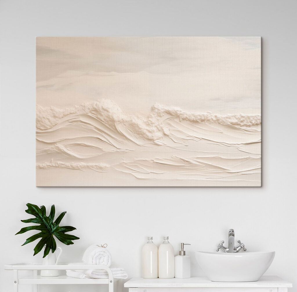 Witte golven in laagjes — interieur 3