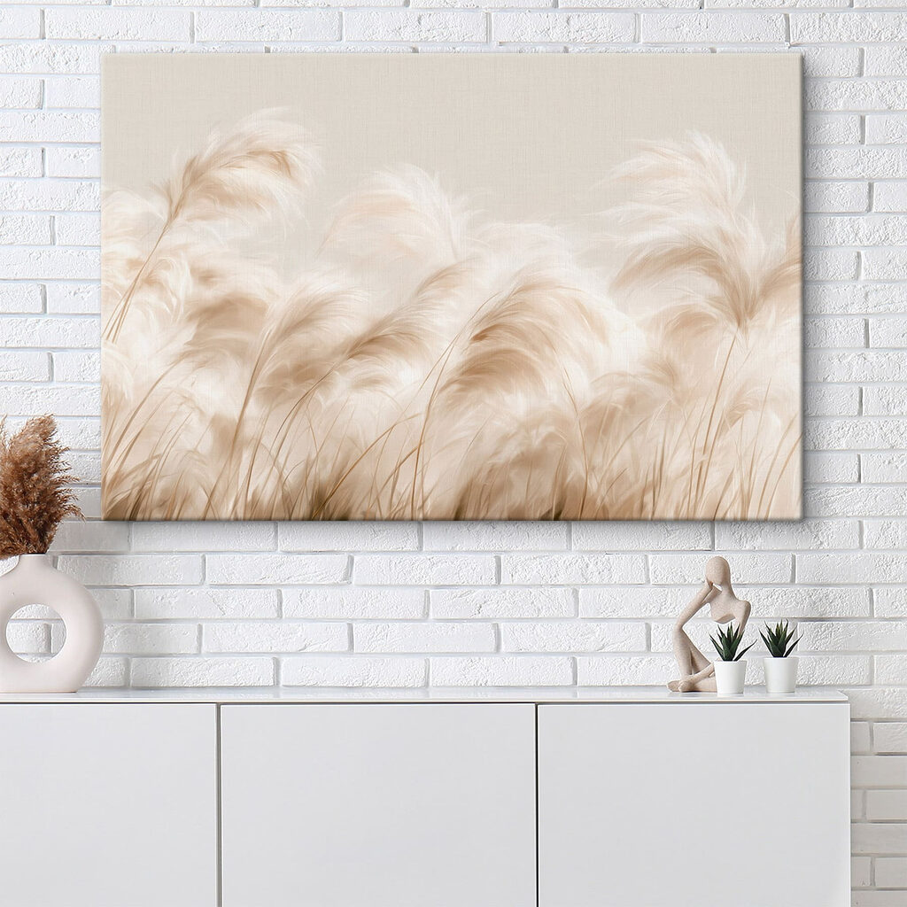 Roomwitte pluimen in tegenlicht — interieur 2