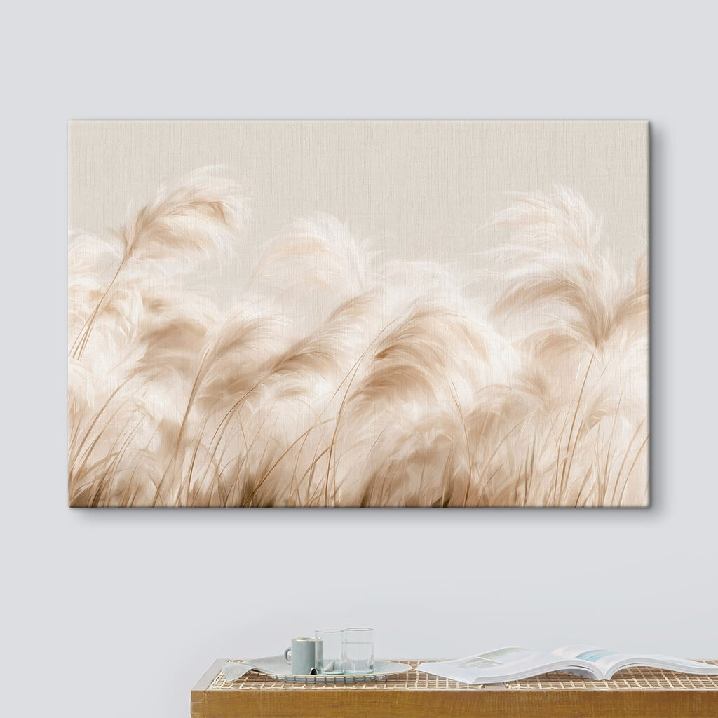 Roomwitte pluimen in tegenlicht — interieur 3