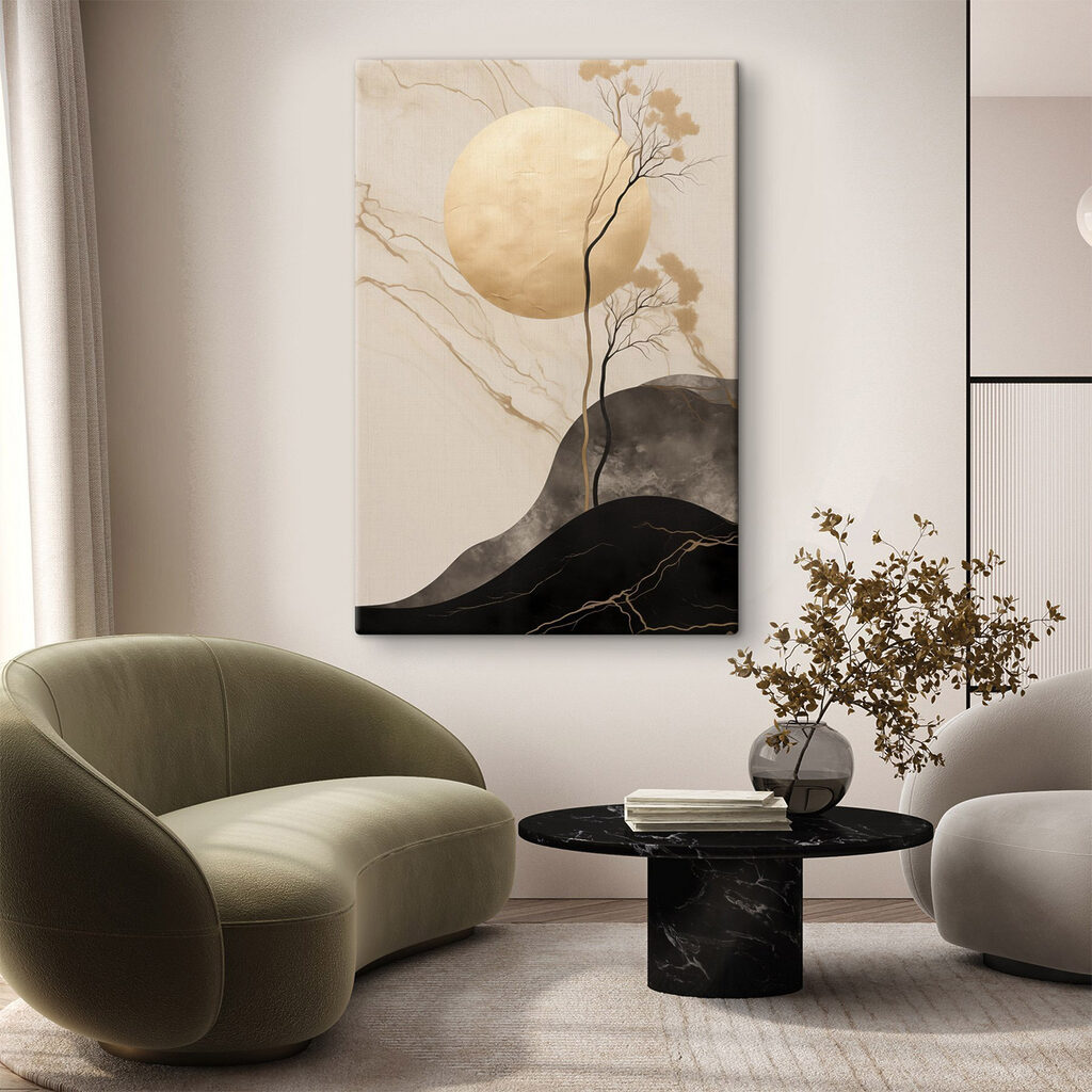 Twijgen voor een lichtcirkel — interieur 1