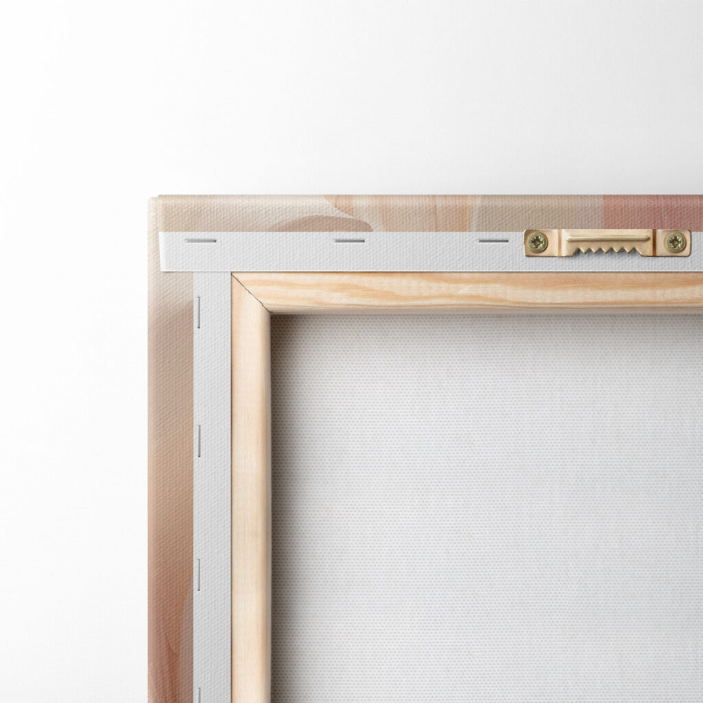 Roomwitte bloem in rood — achterkant