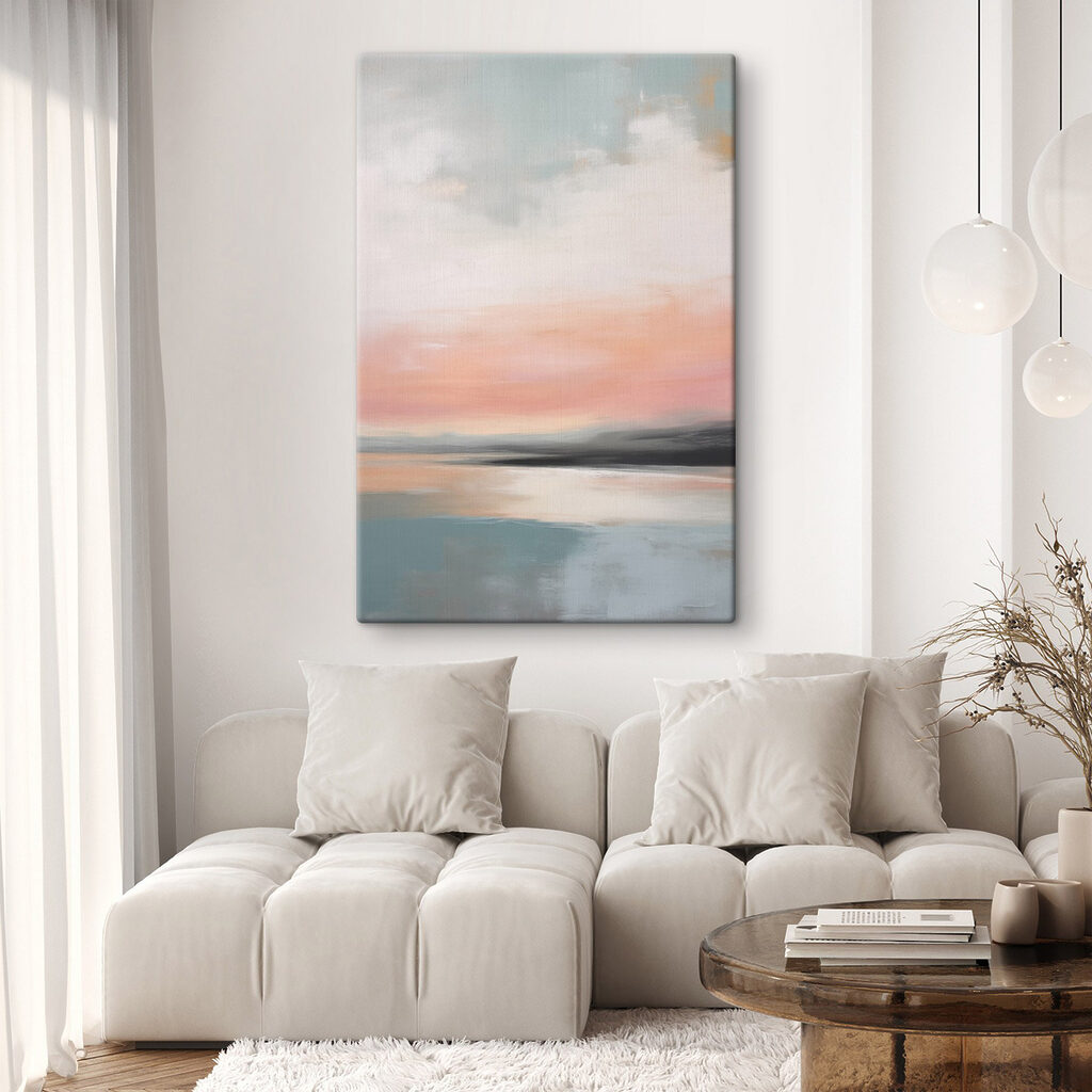 Roze gloed boven water — interieur 2