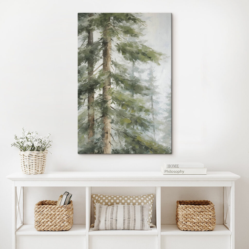 Licht tussen naaldboomtakken — interieur 2