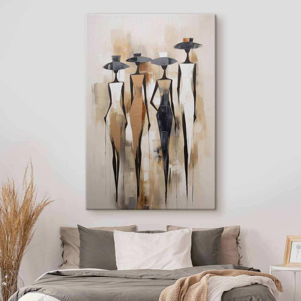 Hoge hoeden, lange figuren — interieur 2