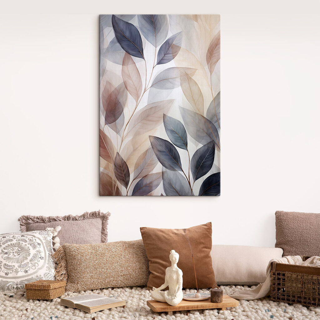 Transparante blaadjes langs takken — interieur 2