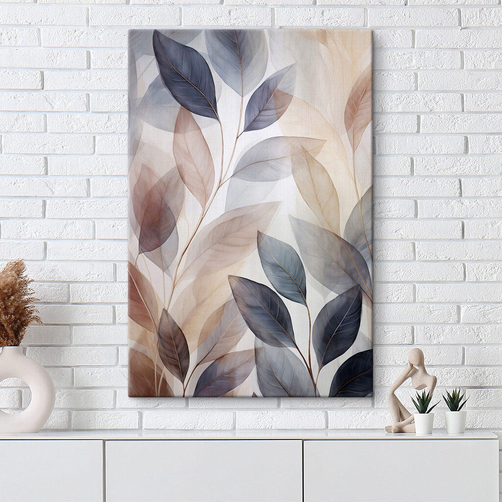 Transparante blaadjes langs takken — interieur 1