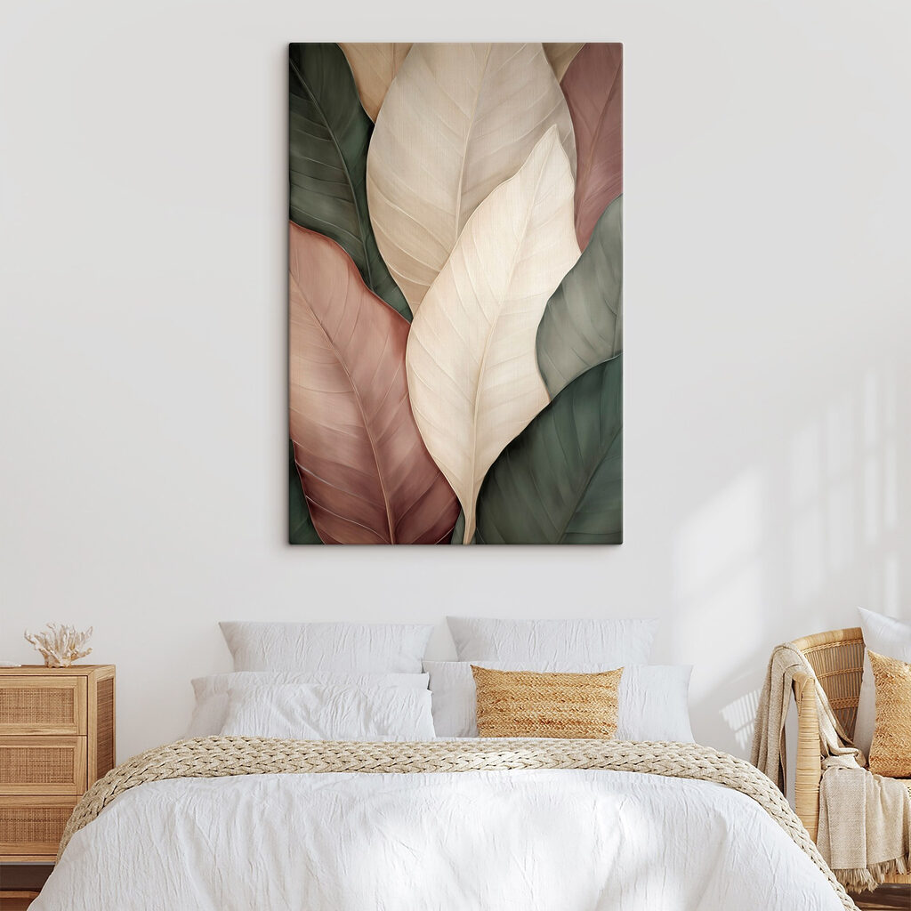 Gebogen bladeren met nerven — interieur 2