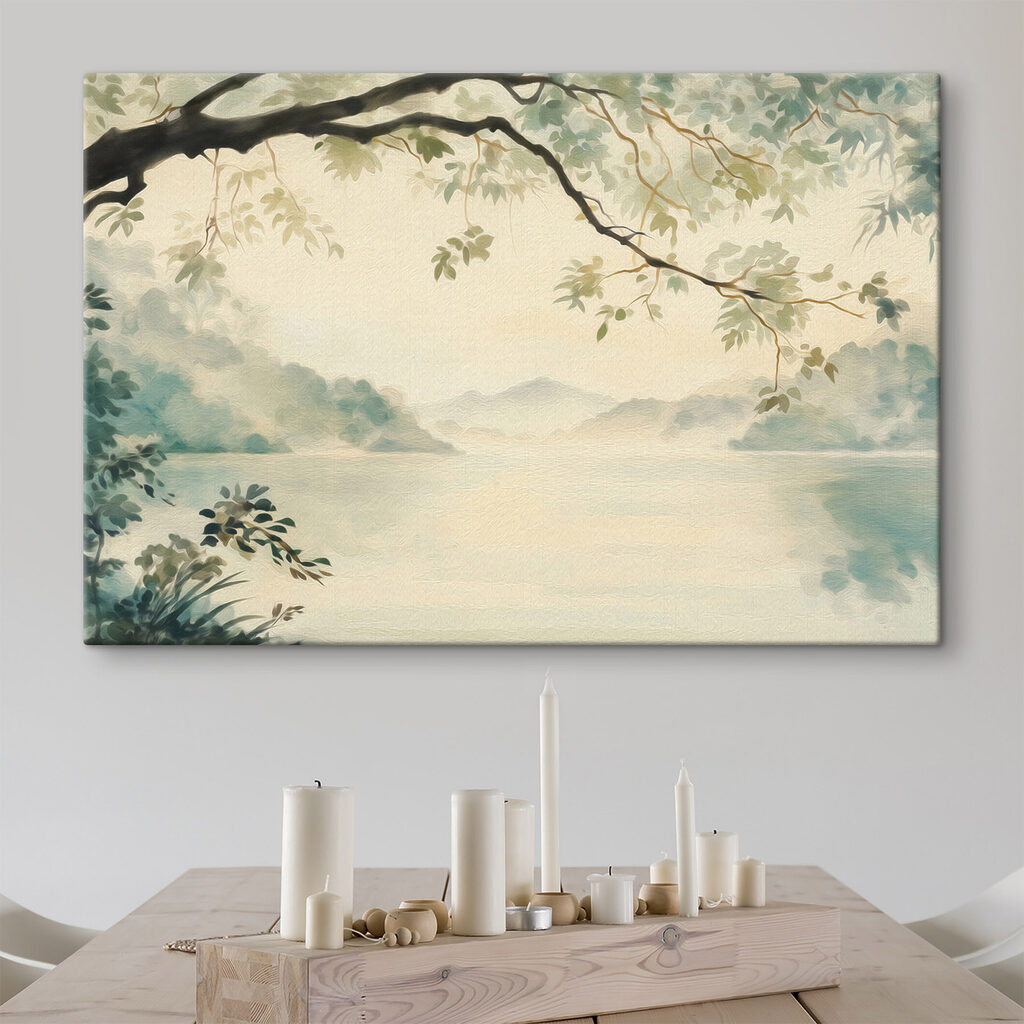 Zacht meer onder takken — interieur 1