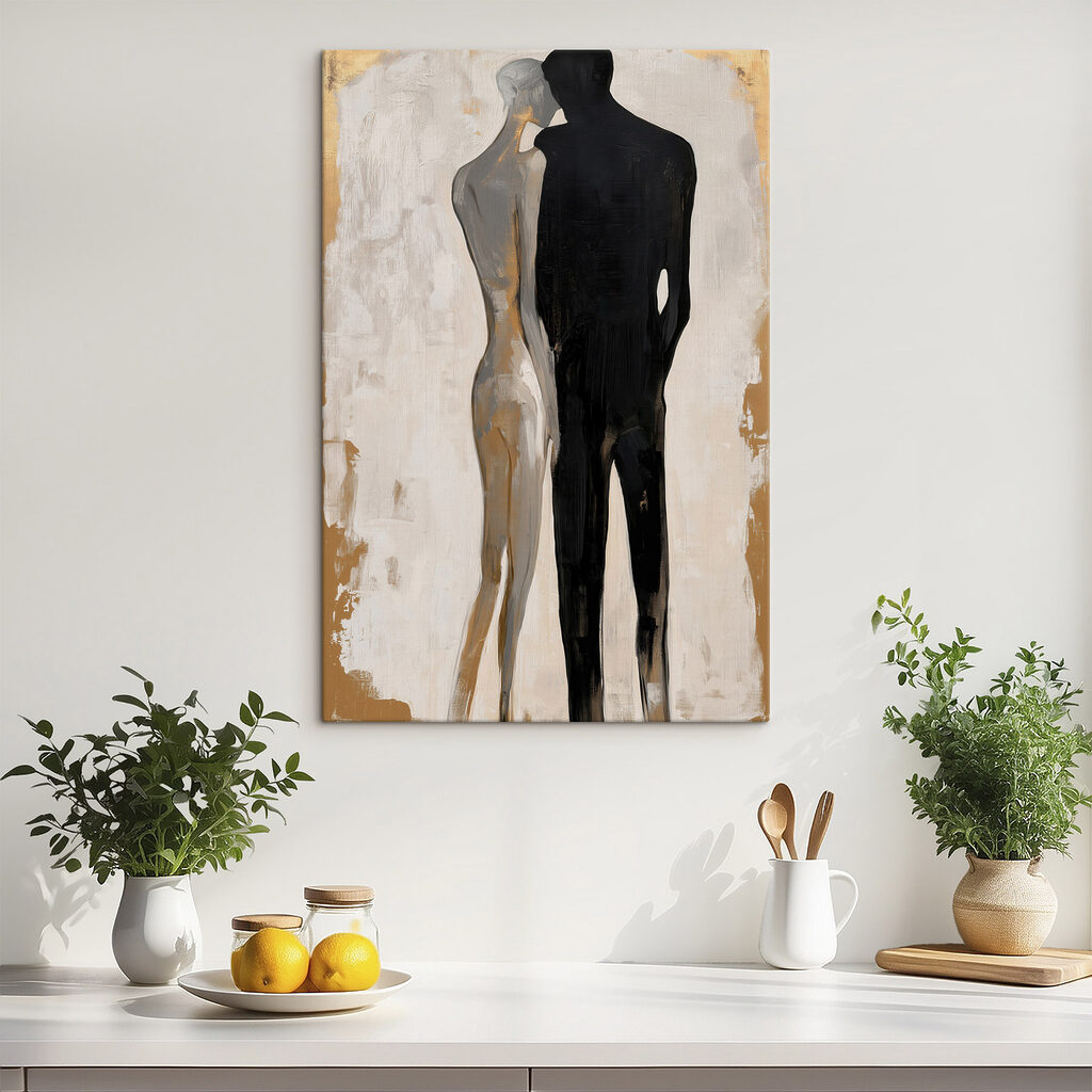 Twee langgerekte gestalten — interieur 2