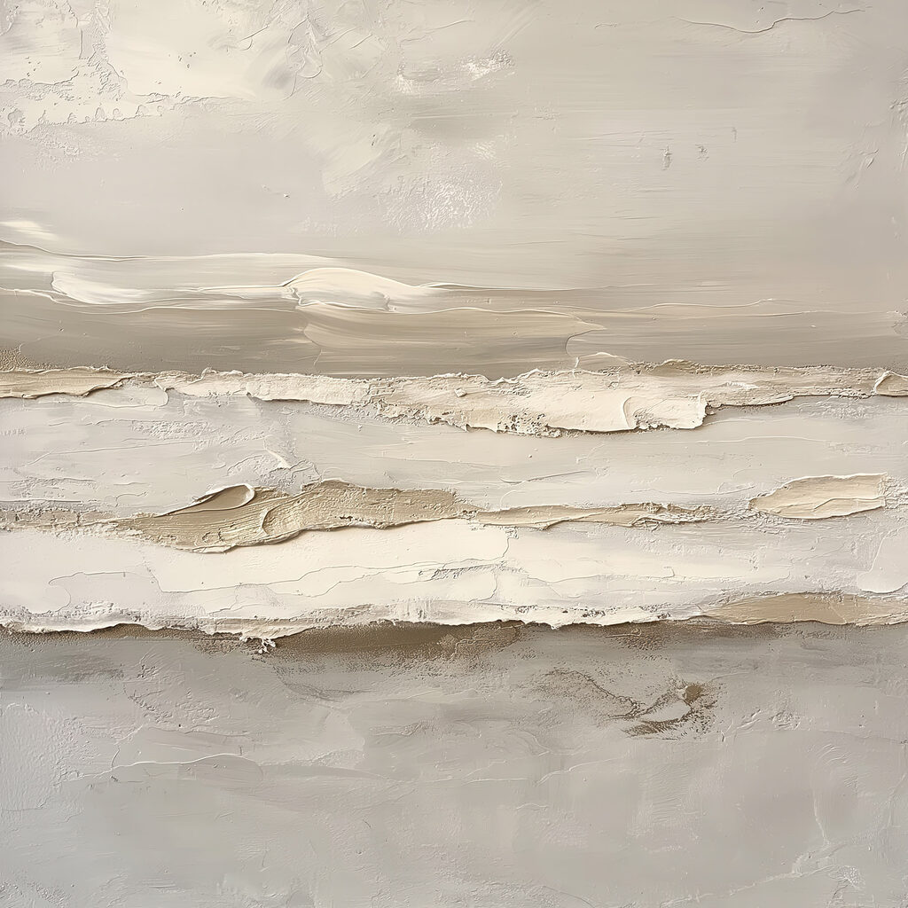 Stille golven in verf — volledig ontwerp