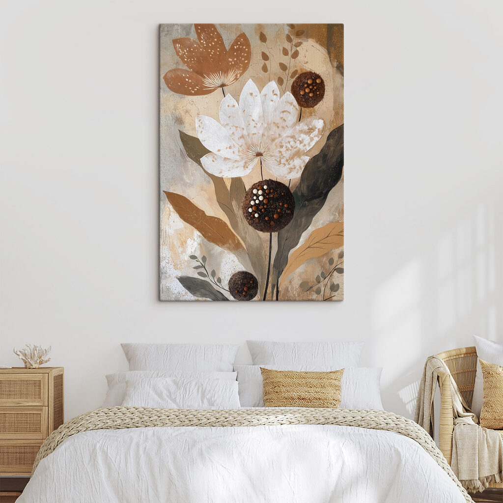 Bloemen met gestippelde harten — interieur 2