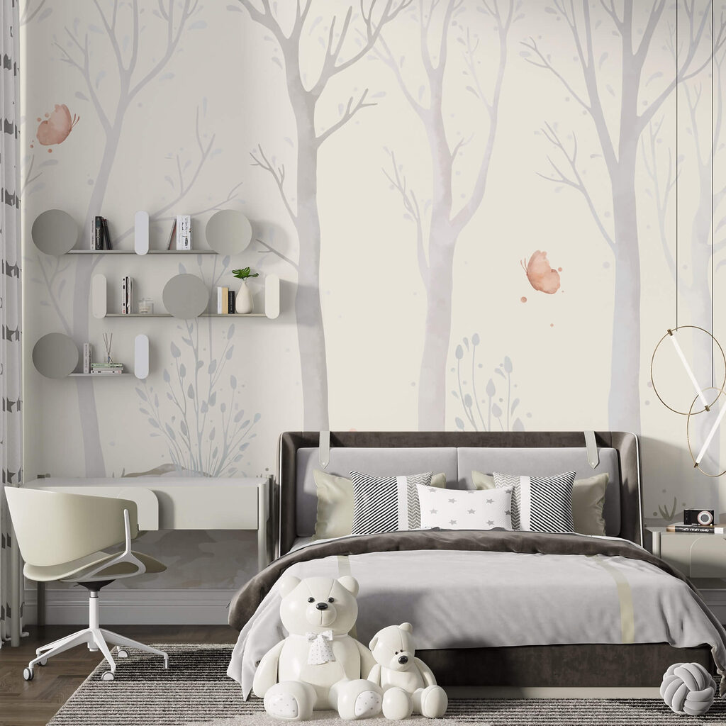 Vlinders tussen kale bomen — interieur 2