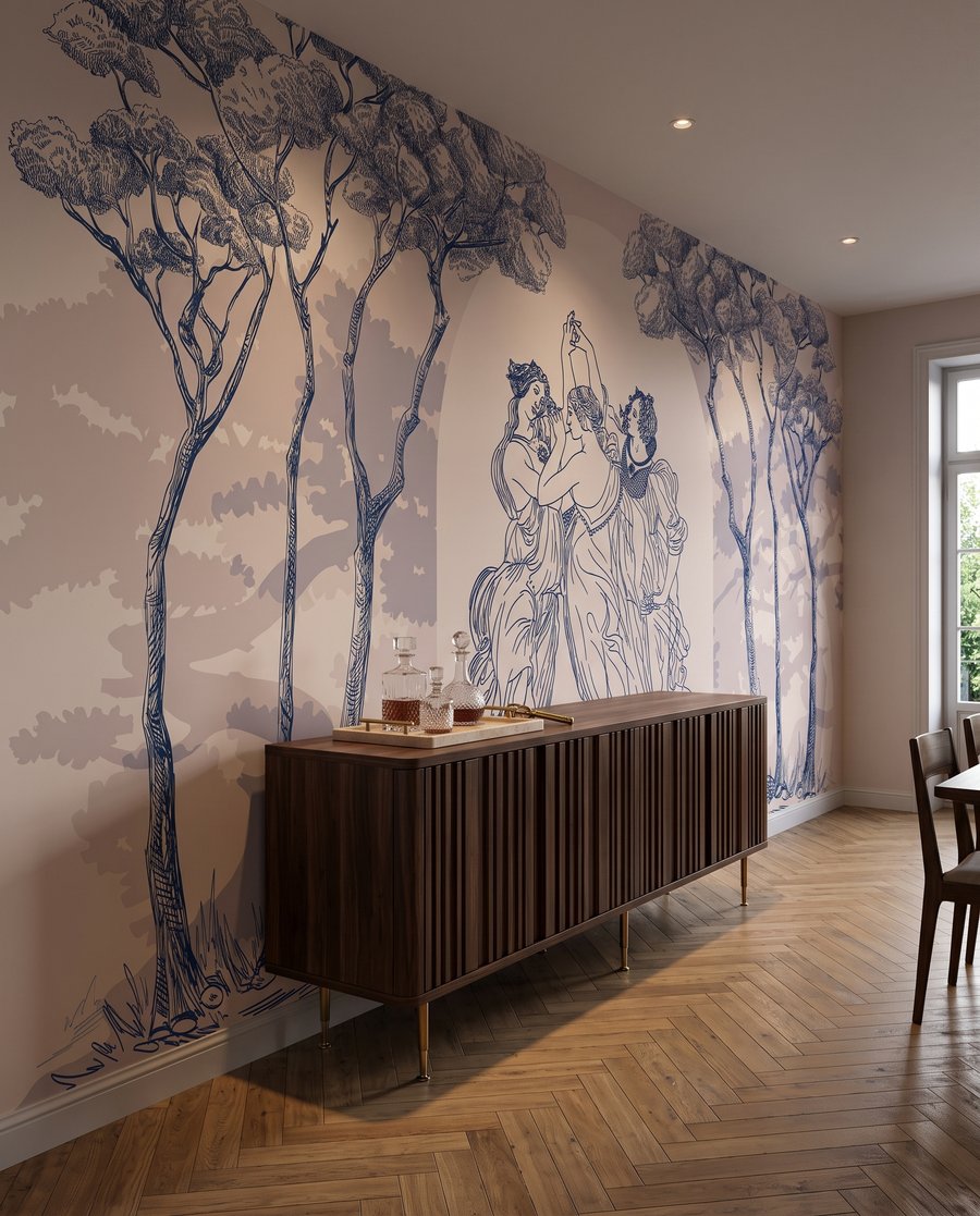 Dansen onder hoge kruinen — interieur 6