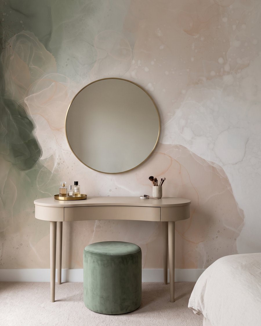 Kleur die vervaagt in een interieur