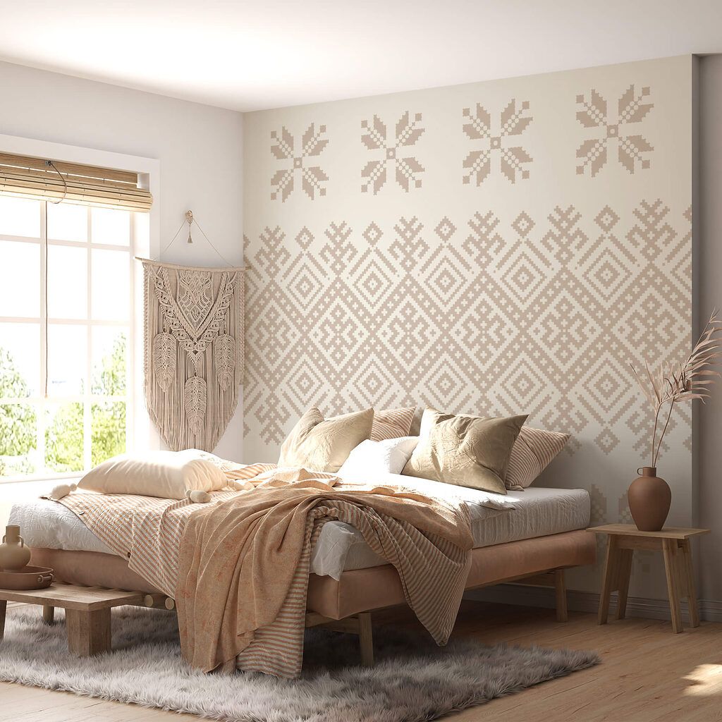 Geometrische borduurpatronen — interieur 2
