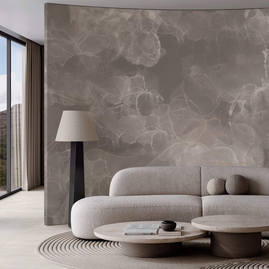 Grijze en witte achtergrond in een interieur