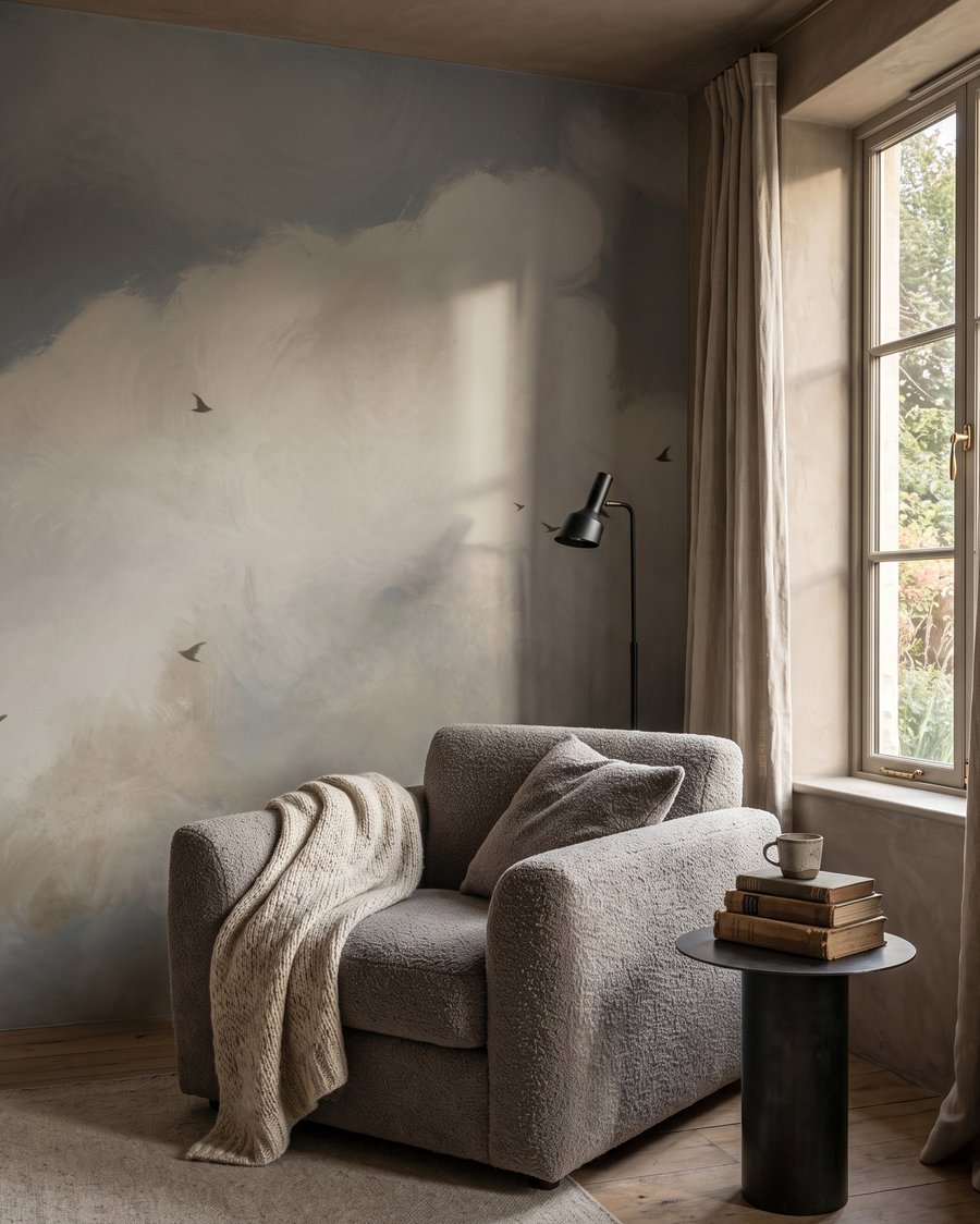 Vogels onder wolken — interieur 2