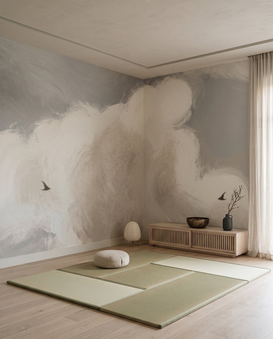 Vogels onder wolken — interieur 4