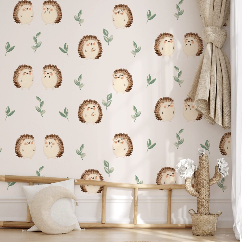 Egeltjes tussen kleine takjes — interieur 1