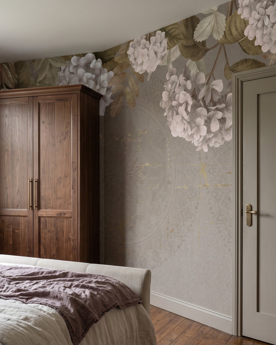 Bloesem boven open ruimte — interieur 2
