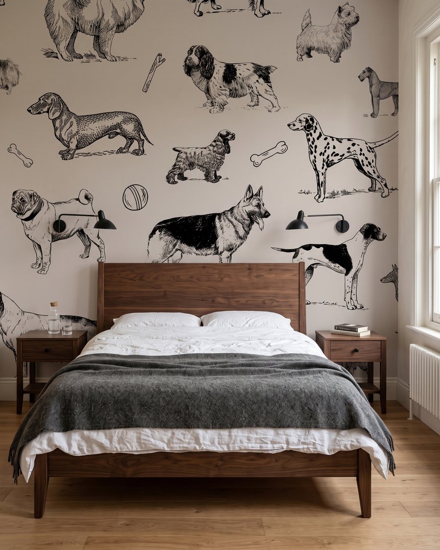 Honden in fijne pentrekken — interieur 2