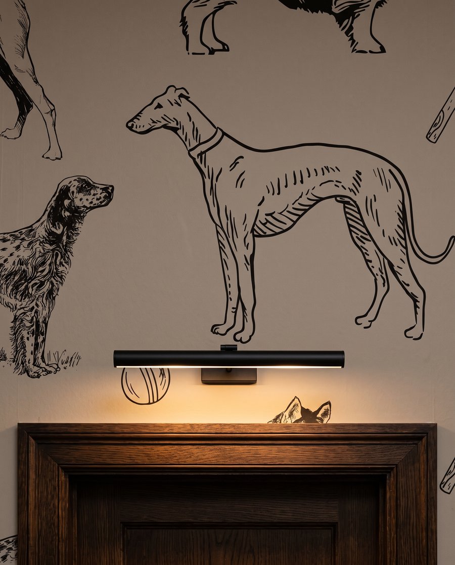 Honden in fijne pentrekken — detail