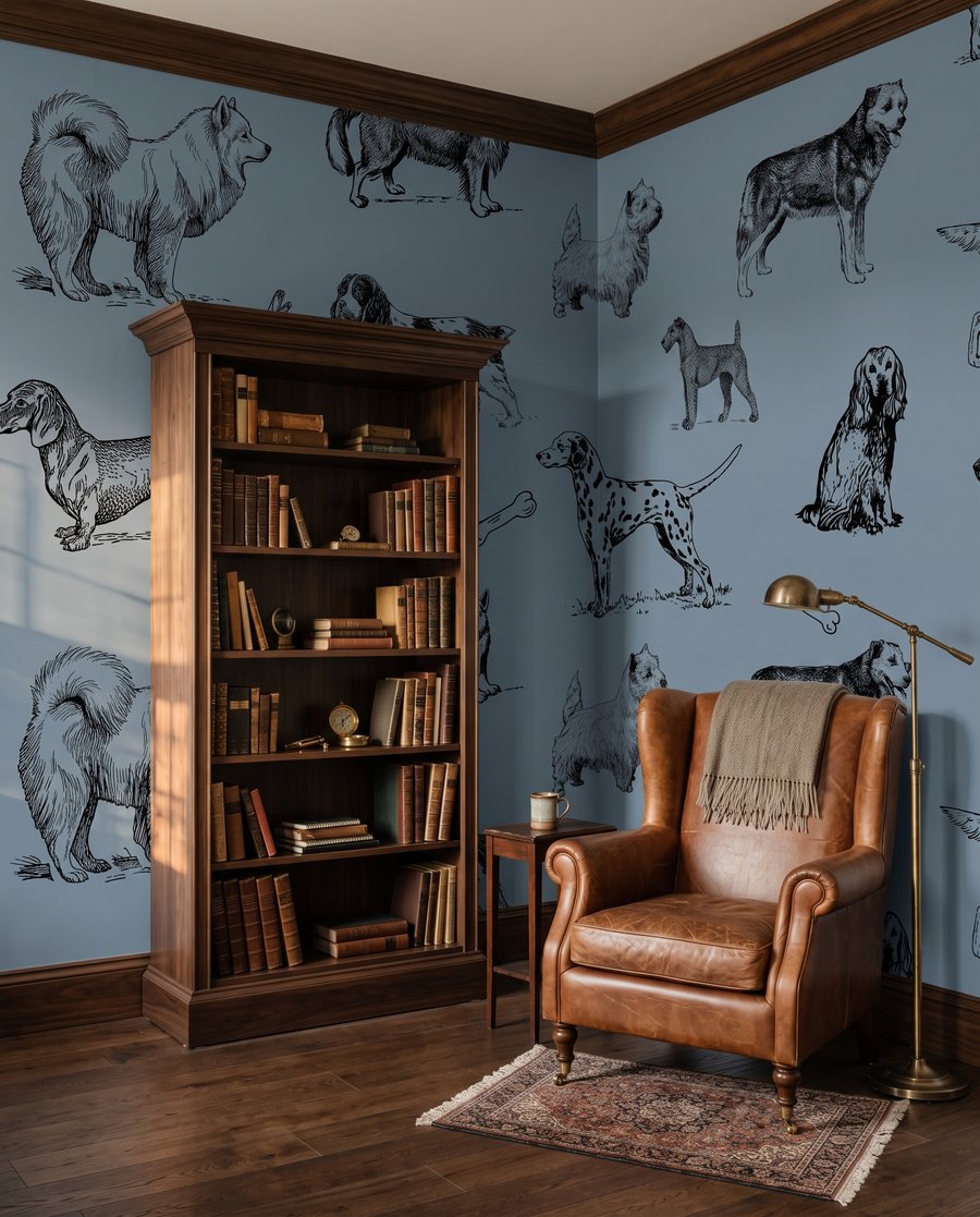 Honden in fijne pentrekken — interieur 5