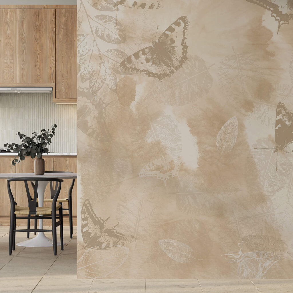 Vlinders tussen bleke kleurvlekken — interieur 3