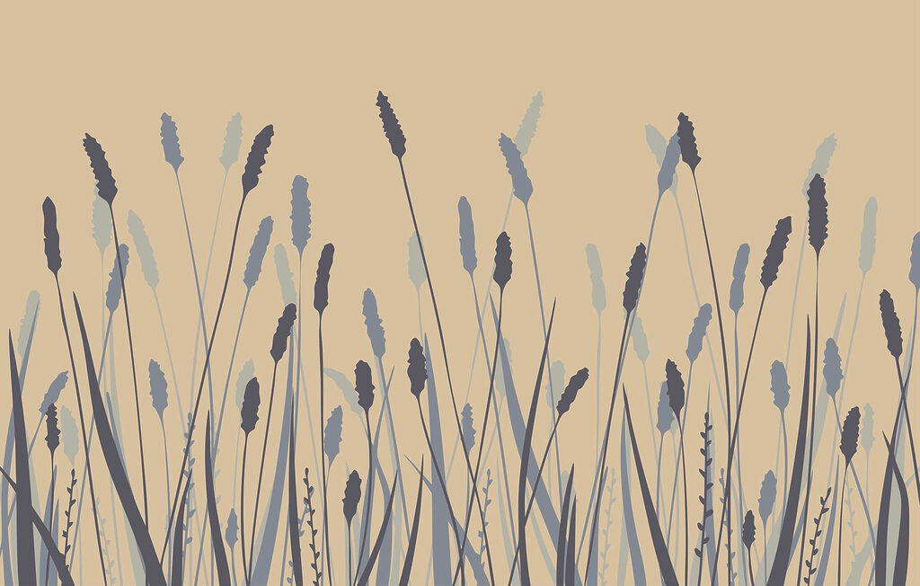 Zachte tinten van de schoonheid van de natuur — volledig ontwerp