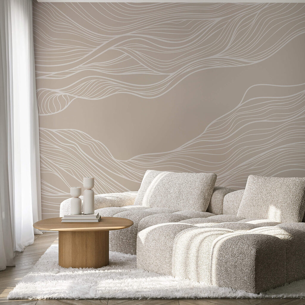 Lijnbundels vloeien door elkaar — interieur 1