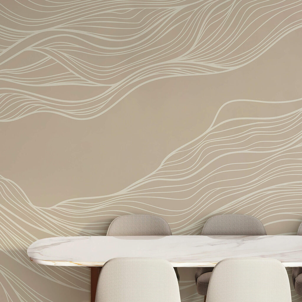 Lijnbundels vloeien door elkaar — interieur 2