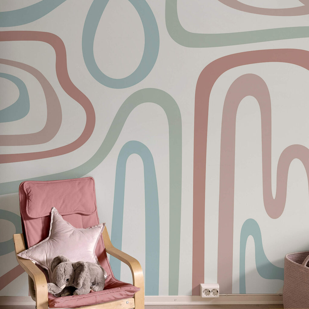 Pastellussen op wit — interieur 2