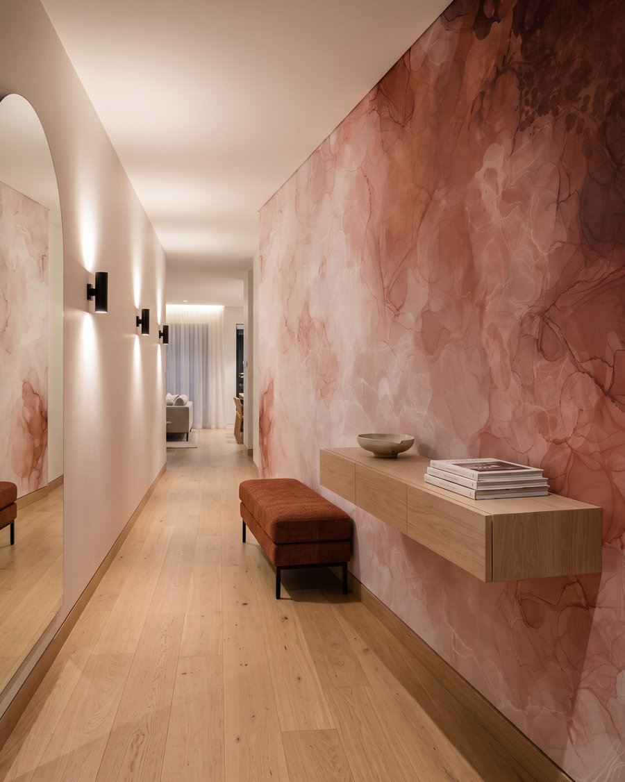 Wolken van geschilderde kleur — interieur 4