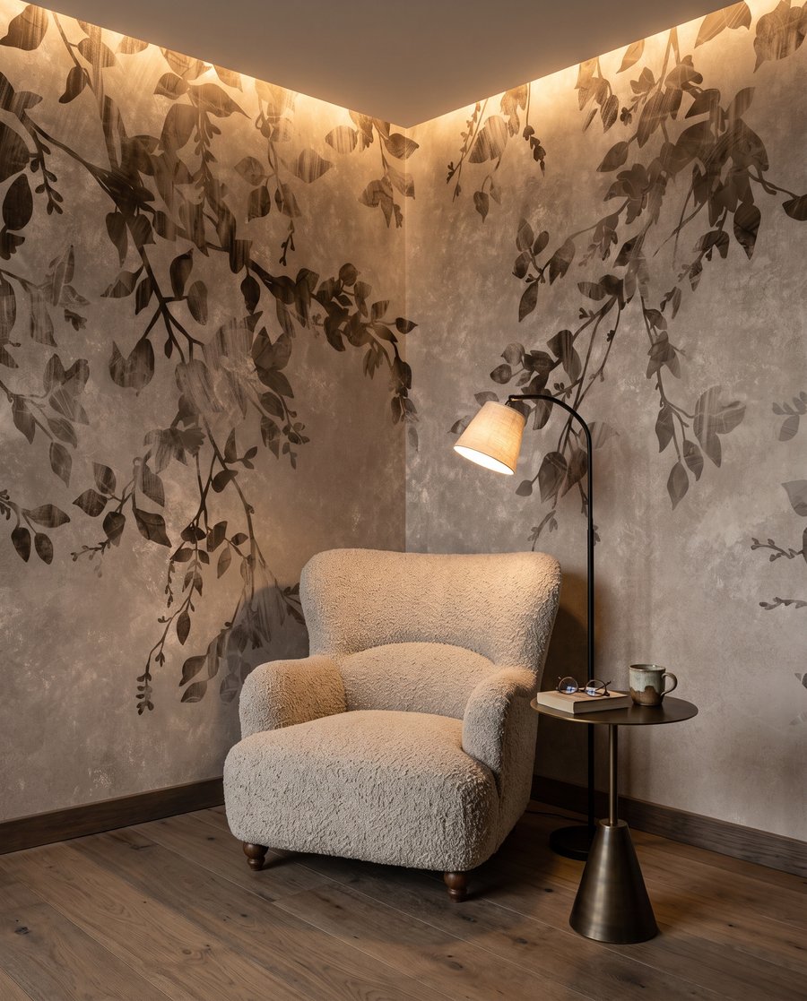 Takken rond open ruimte — interieur 2