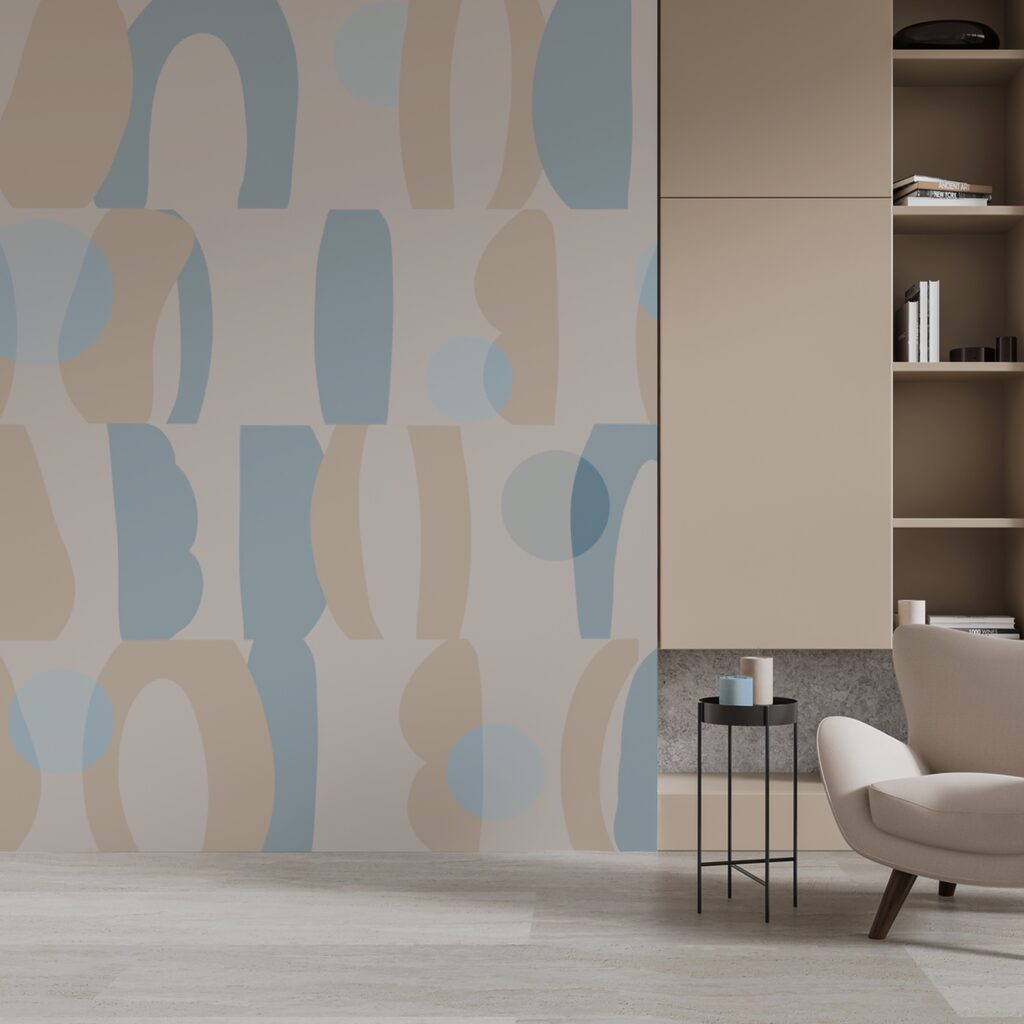Ronde blokken in pasteltinten — interieur 2