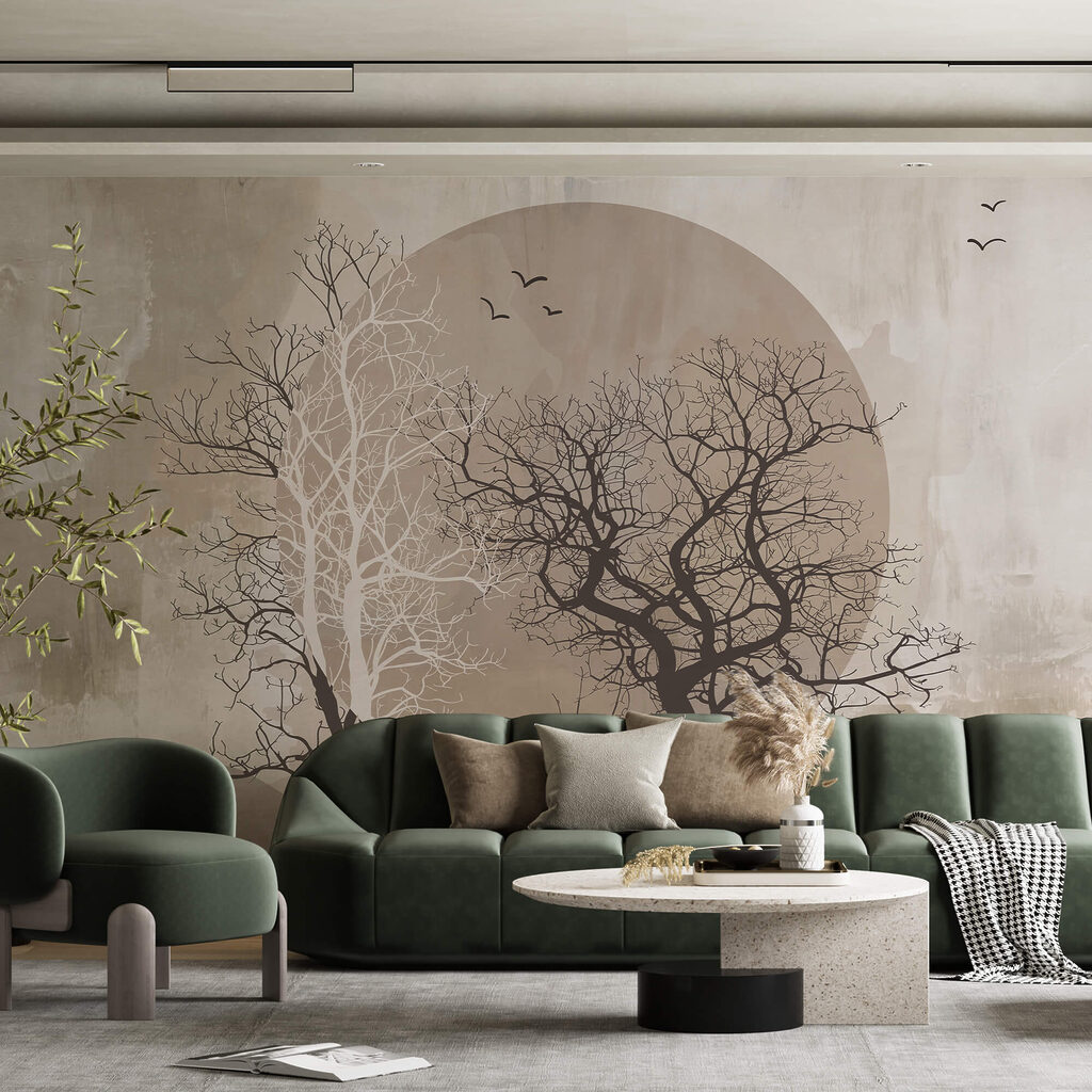 Twee bomen voor cirkels — interieur 1