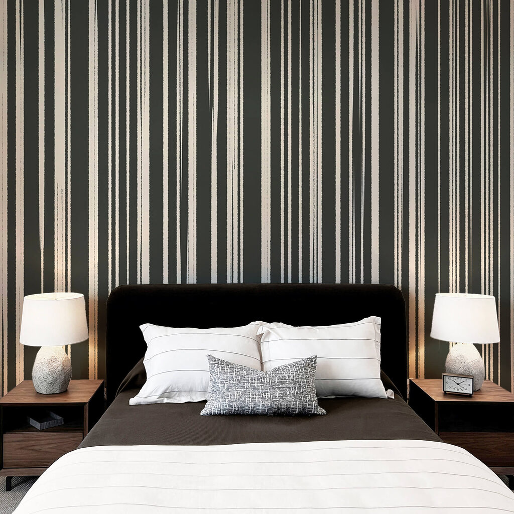 Smalle strepen in zwartwit — interieur 2