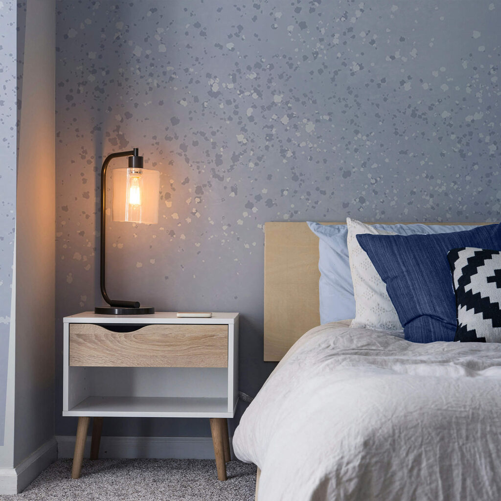 Kleine stipjes in lila — interieur 2