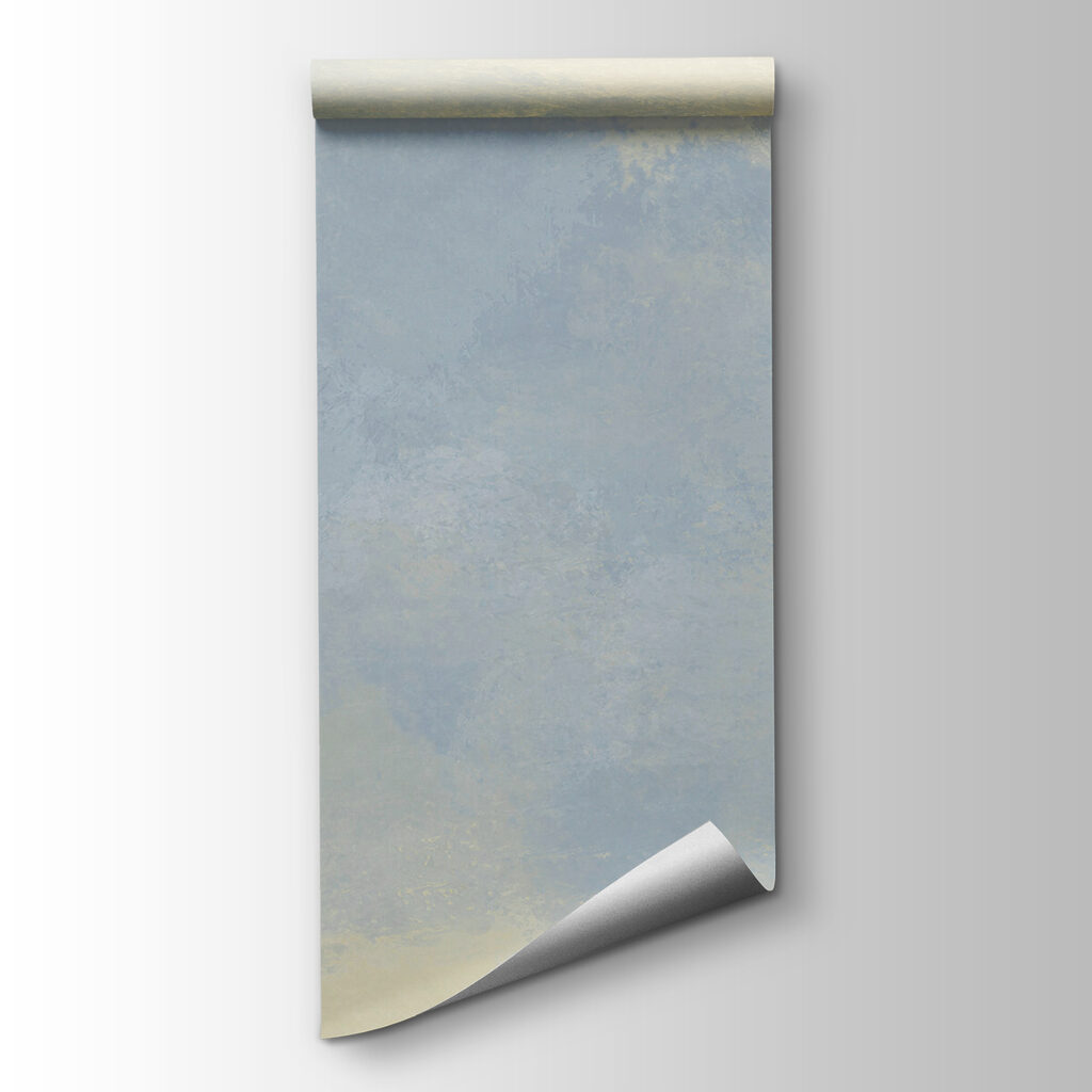 Bleekblauwe verf in wolken — productweergave
