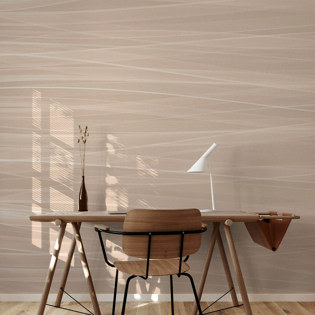 Fijne lijnen in perziktinten — interieur 3