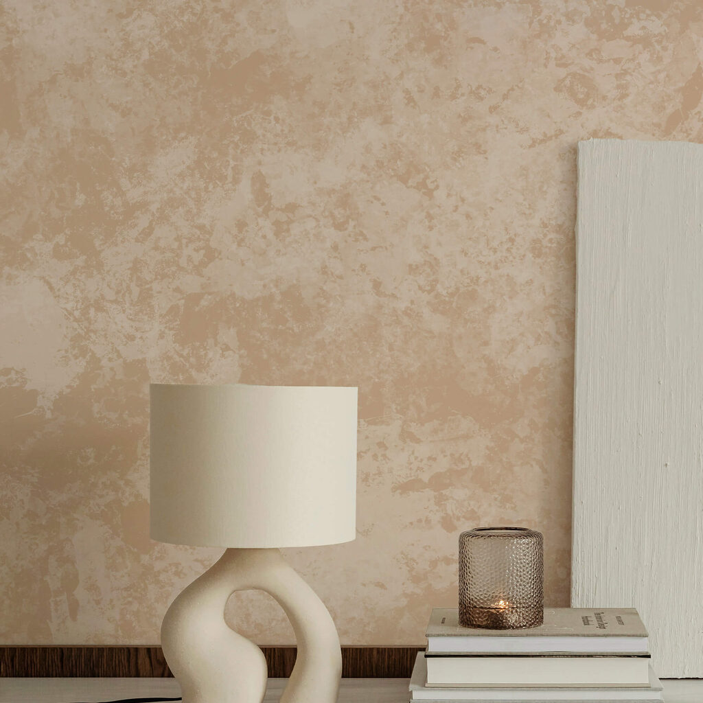 Zandkleurige vlekken als wolken — interieur 2