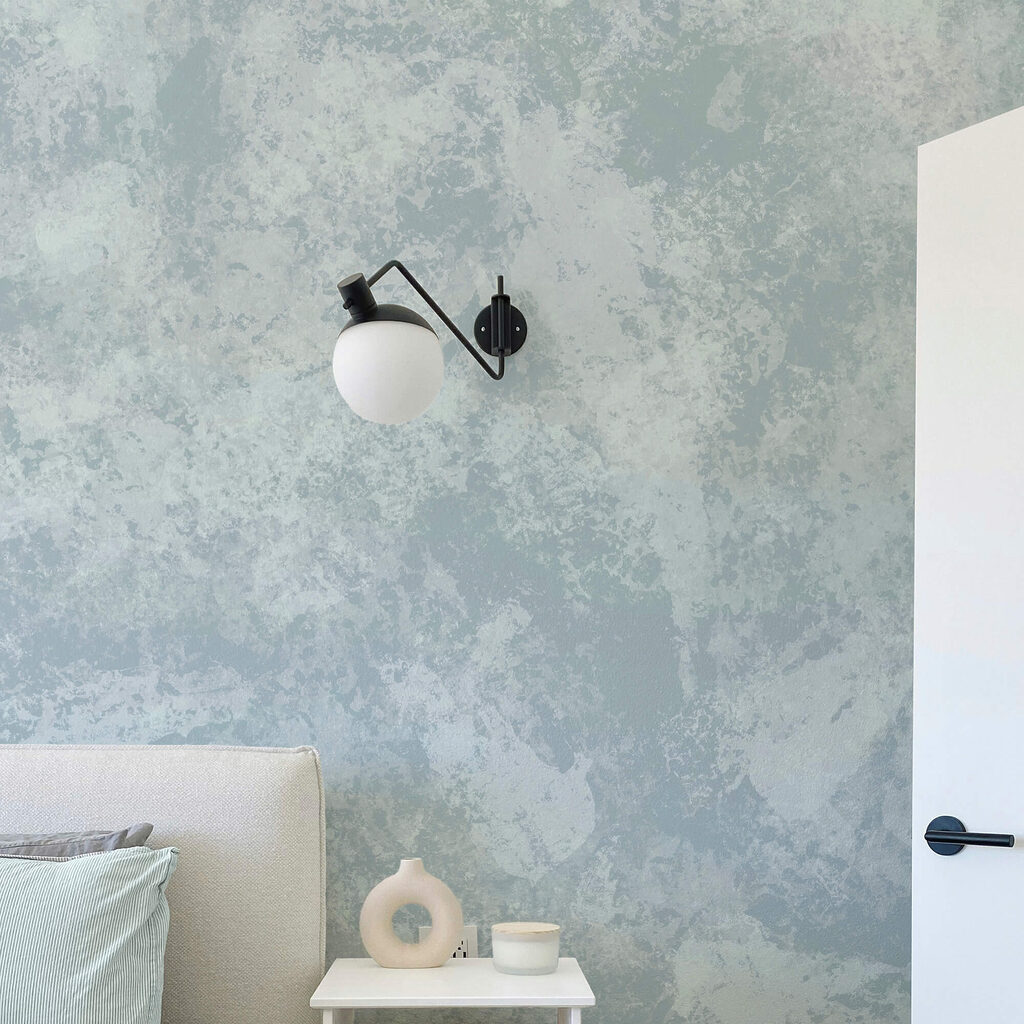 Een wolk van lichtblauw — interieur 2